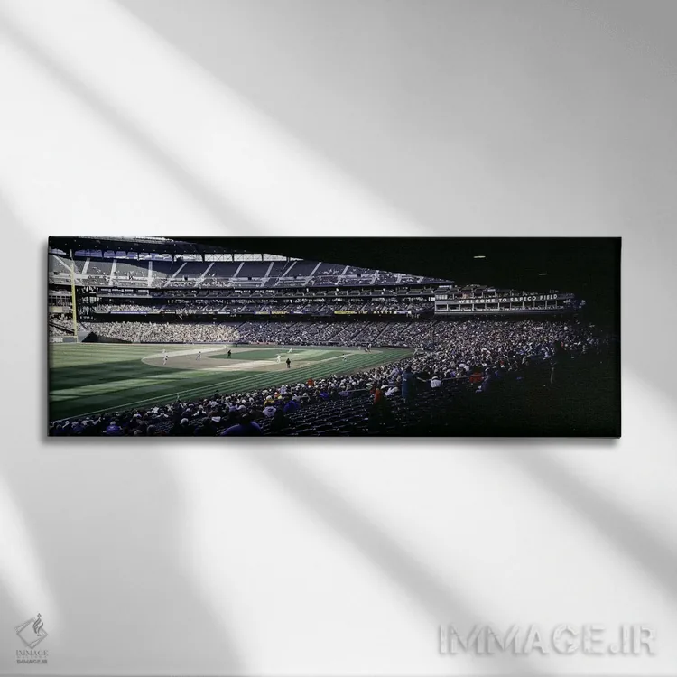 تابلو دکوراتیو Safeco Field, Seattle, King County, Washington State, U… اثر پانورامیک ایمجز - نمای روبهرو روی دیوار