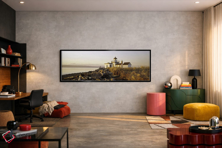 تابلو دکوراتیو West Point Lighthouse, Seattle, King County, Washington… اثر پانورامیک ایمجز - D6B