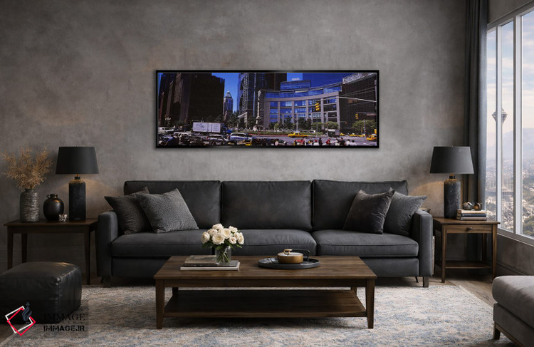 تابلو دکوراتیو Columbus Circle, Manhattan, New York City, New York Sta… اثر پانورامیک ایمجز - D6B