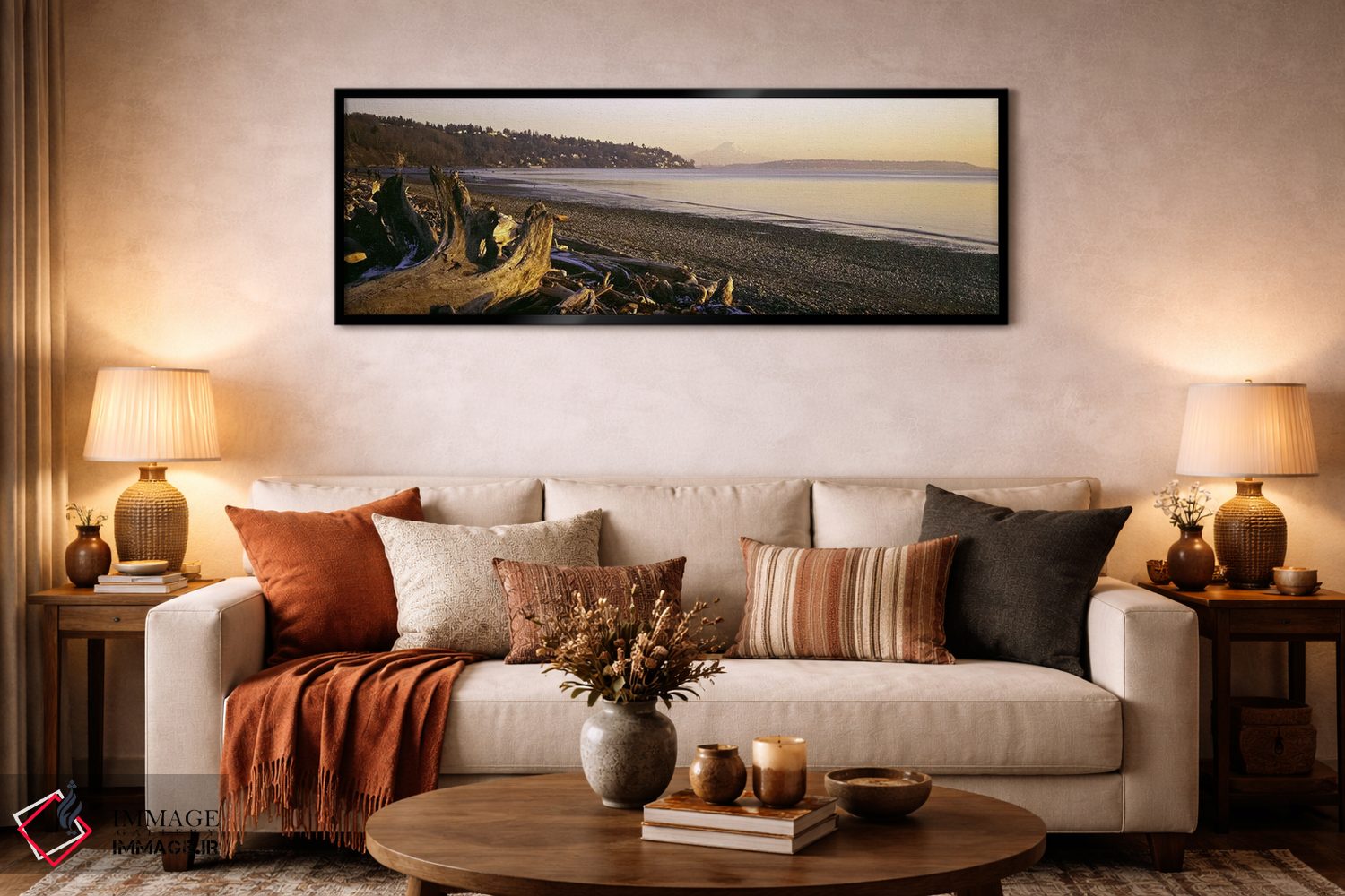 تابلو دکوراتیو Discovery Park, Mt Rainier, Seattle, King County, Washi… اثر پانورامیک ایمجز - D6B
