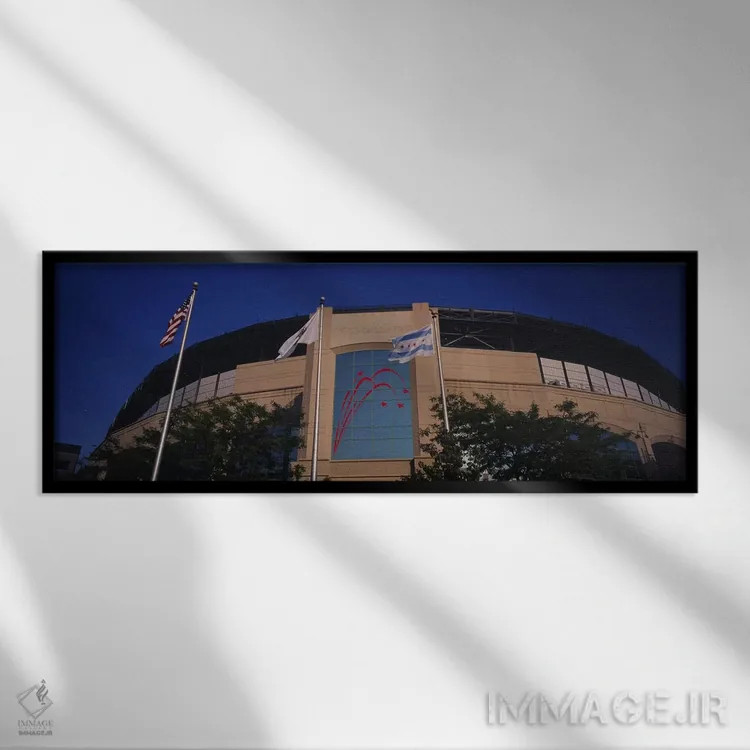 تابلو دکوراتیو U.S. Cellular Field, Chicago White Sox, Chicago, Illino… اثر پانورامیک ایمجز - نمای قابدار مشکی