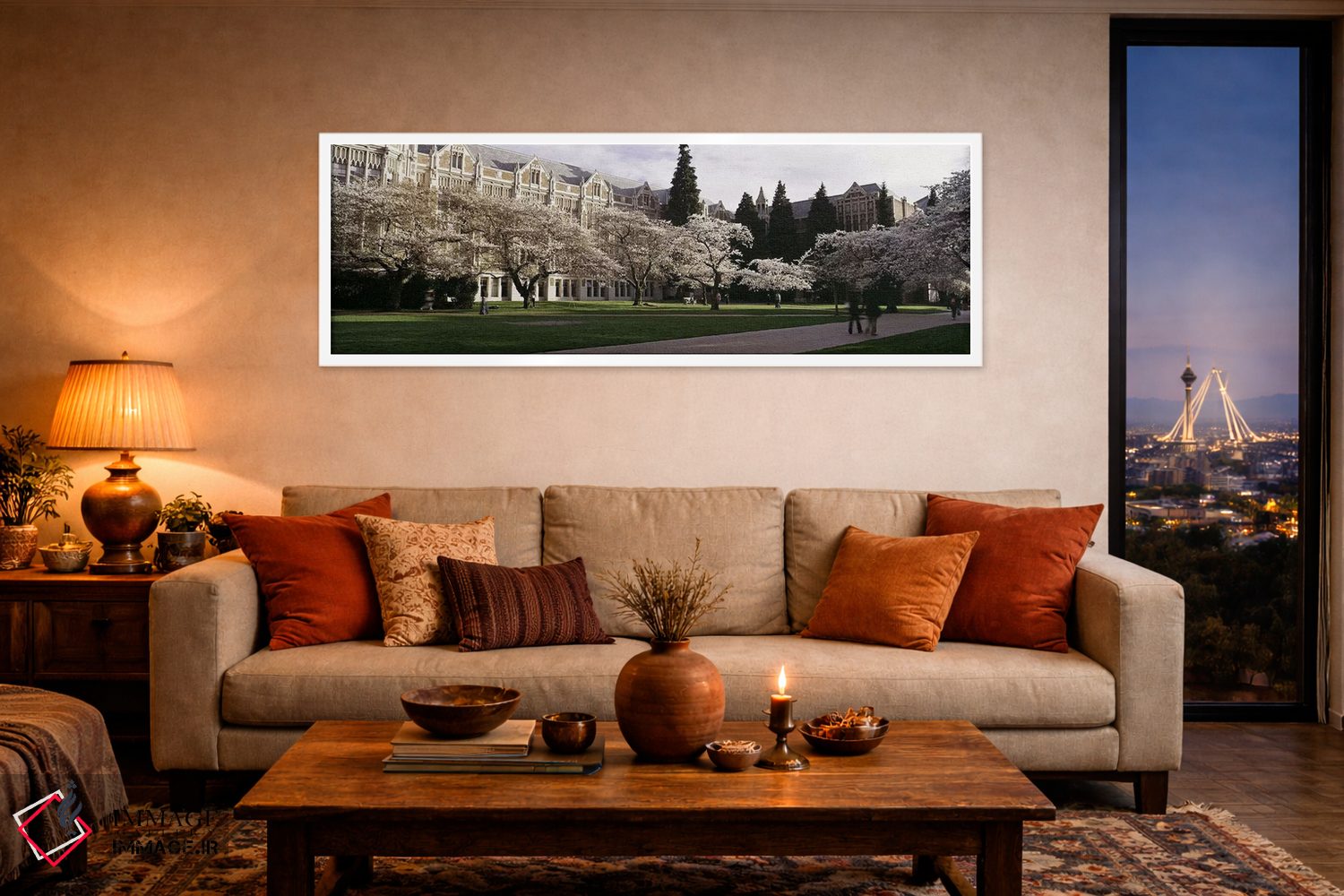 تابلو دکوراتیو University of Washington, Seattle, King County, Washing… اثر پانورامیک ایمجز - D4W