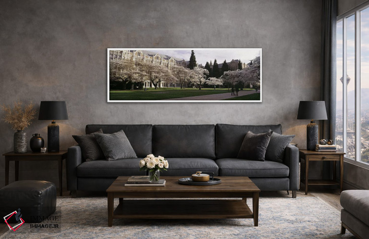 تابلو دکوراتیو University of Washington, Seattle, King County, Washing… اثر پانورامیک ایمجز - D3W