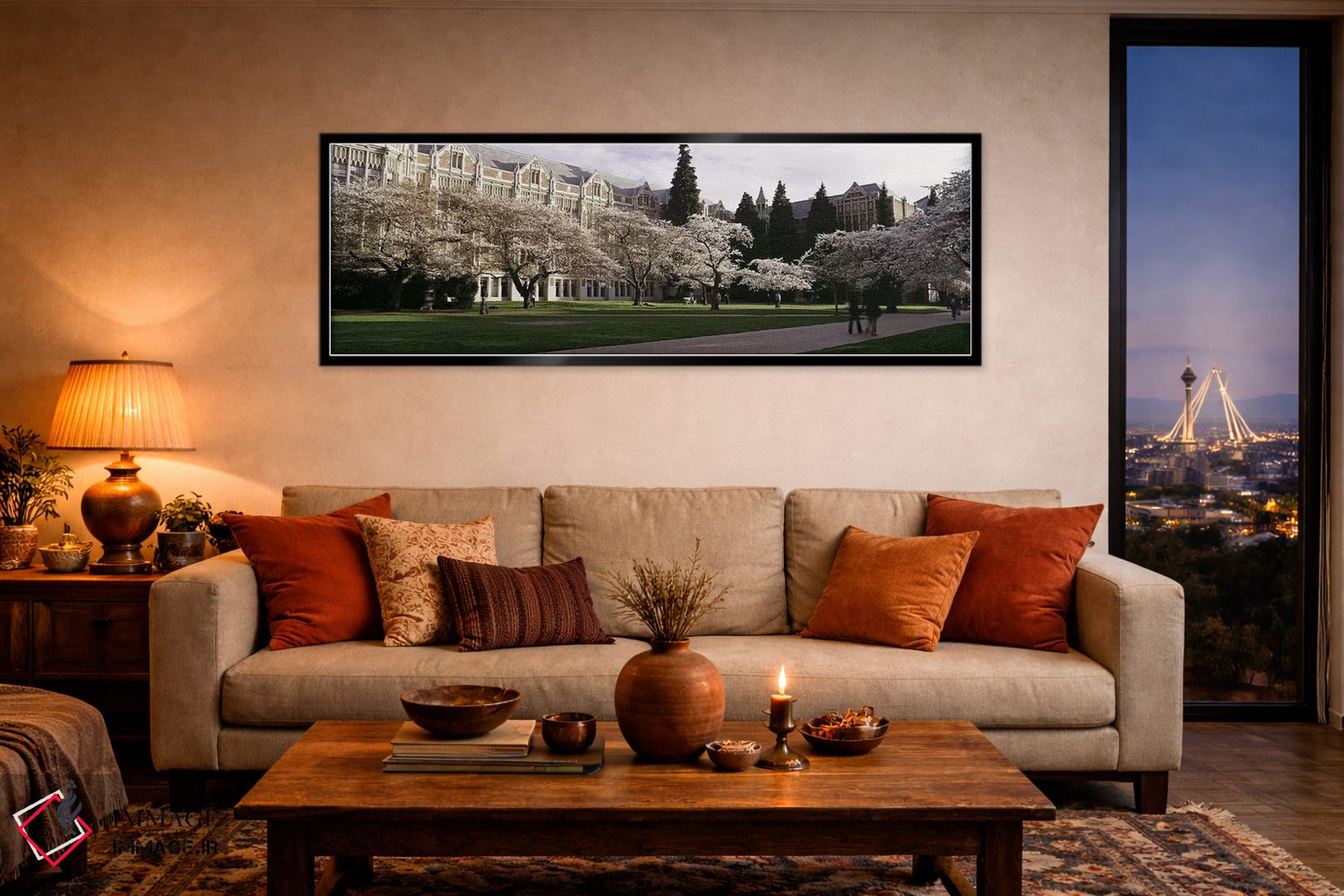 تابلو دکوراتیو University of Washington, Seattle, King County, Washing… اثر پانورامیک ایمجز - D5B