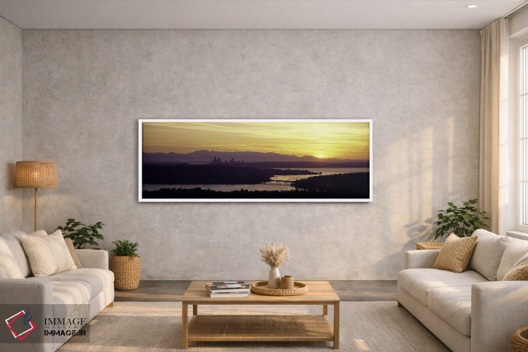 تابلو دکوراتیو Lake Washington, Seattle, King County, Washington State… اثر پانورامیک ایمجز - D2W