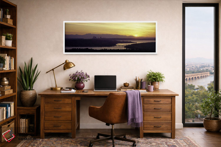 تابلو دکوراتیو Lake Washington, Seattle, King County, Washington State… اثر پانورامیک ایمجز - D1W