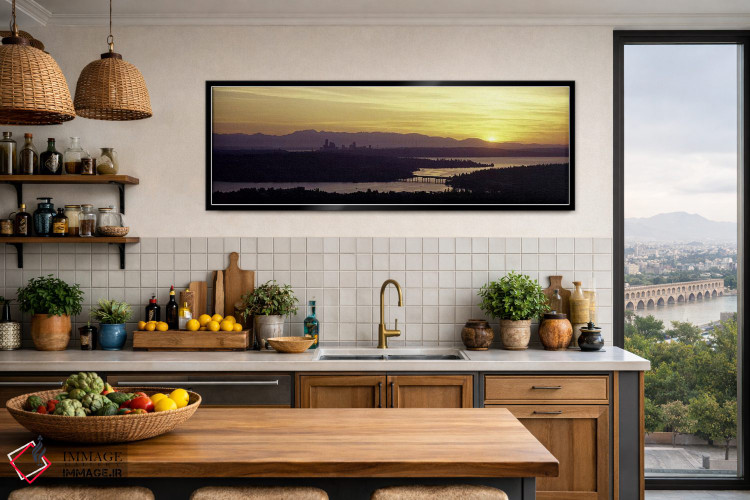 تابلو دکوراتیو Lake Washington, Seattle, King County, Washington State… اثر پانورامیک ایمجز - D3B