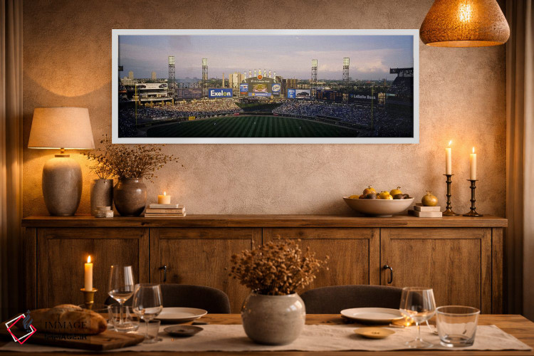 تابلو دکوراتیو U.S. Cellular Field, Chicago, Illinois, USA,نمای بالا ا… اثر پانورامیک ایمجز - D1W