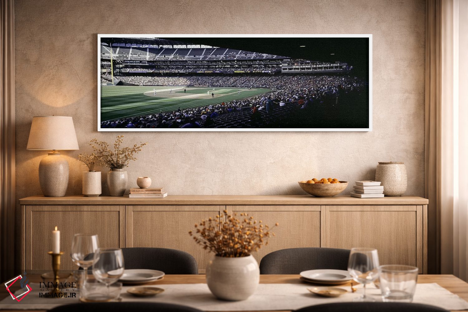 تابلو دکوراتیو Safeco Field, Seattle, King County, Washington State, U… اثر پانورامیک ایمجز - D2W