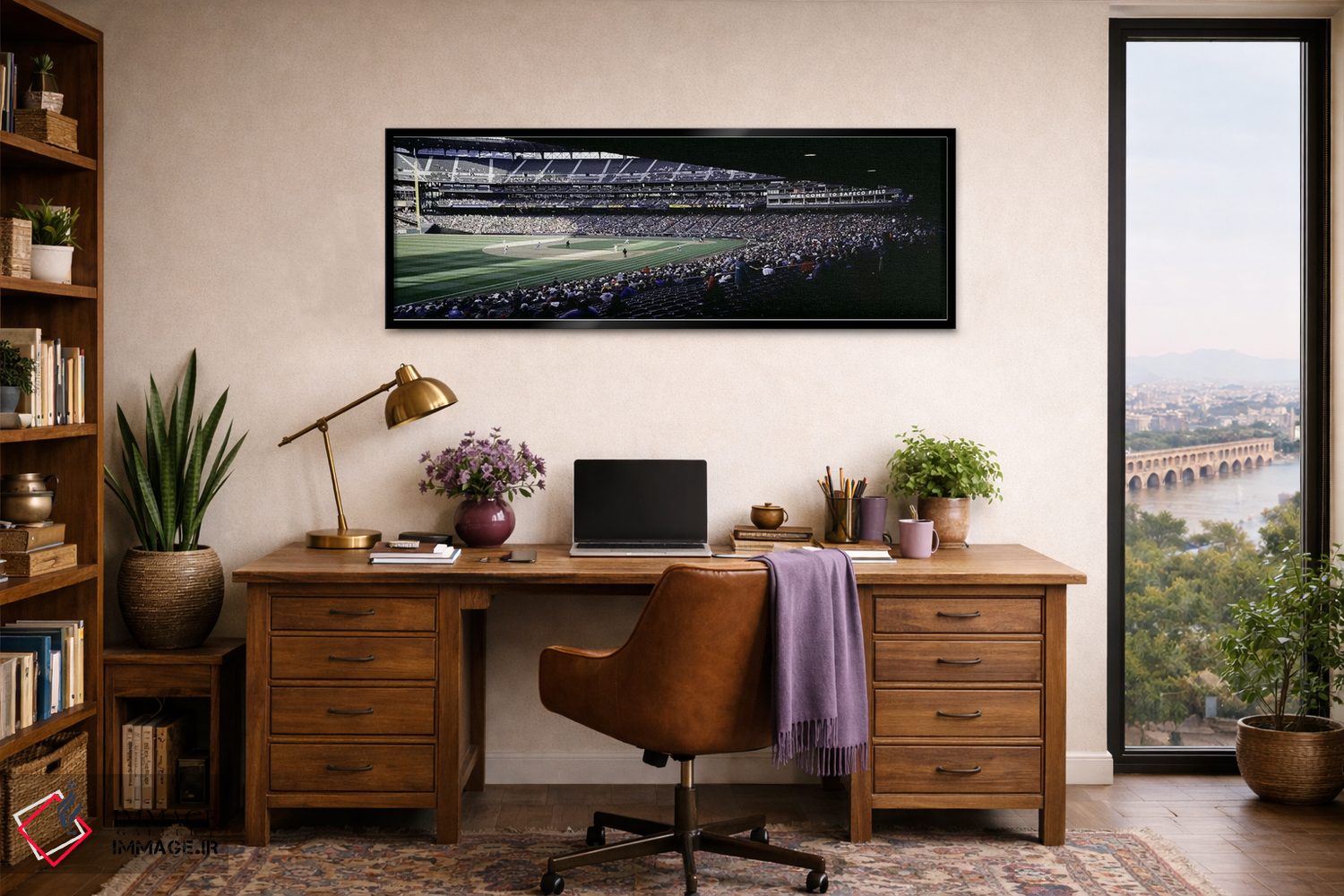 تابلو دکوراتیو Safeco Field, Seattle, King County, Washington State, U… اثر پانورامیک ایمجز - D3B