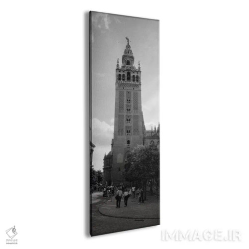 تابلو دکوراتیو La Giralda, Seville Cathedral, Seville, Seville Provinc… اثر پانورامیک ایمجز - نمای پرسپکتیو محصول