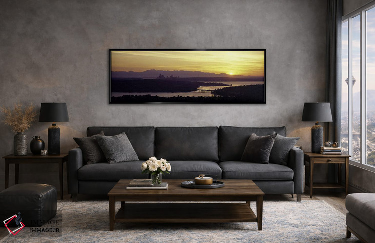 تابلو دکوراتیو Lake Washington, Seattle, King County, Washington State… اثر پانورامیک ایمجز - D5B