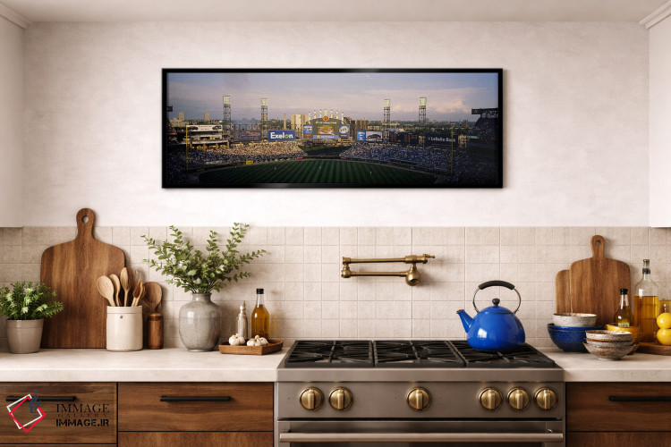 تابلو دکوراتیو U.S. Cellular Field, Chicago, Illinois, USA,نمای بالا ا… اثر پانورامیک ایمجز - D3B