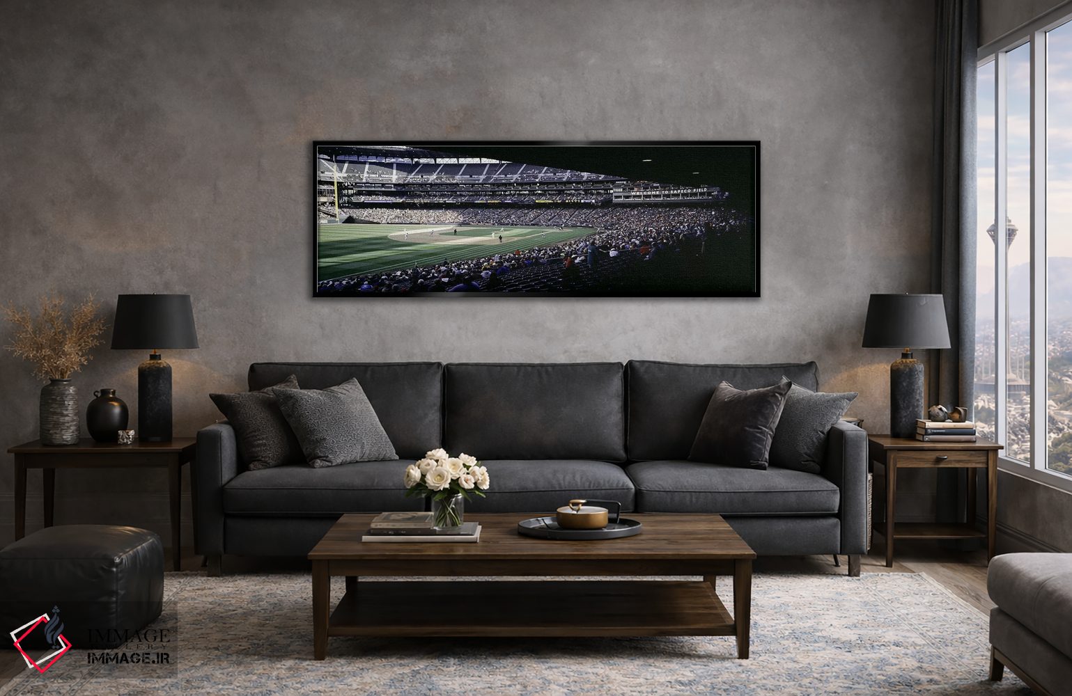 تابلو دکوراتیو Safeco Field, Seattle, King County, Washington State, U… اثر پانورامیک ایمجز - D5B