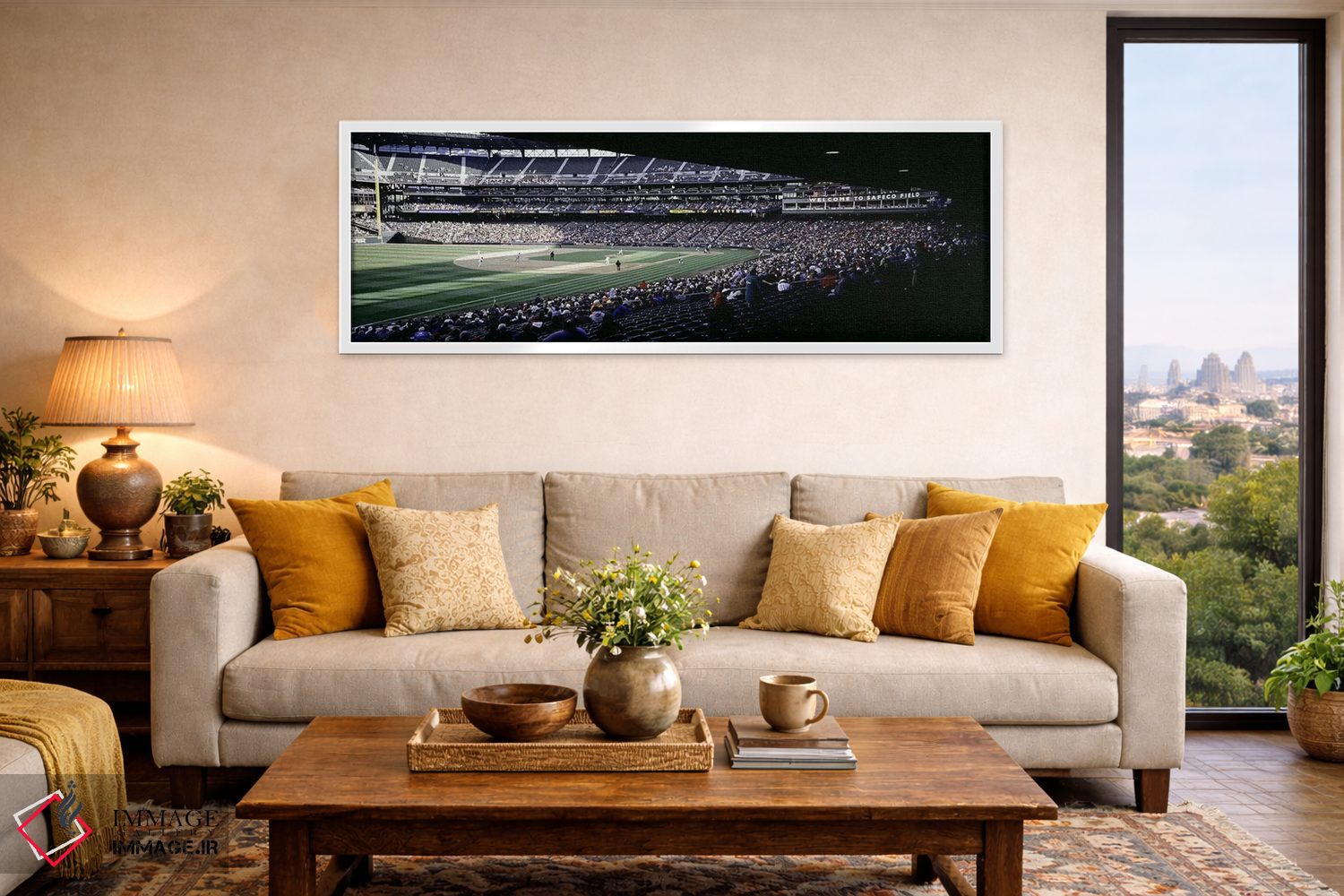 تابلو دکوراتیو Safeco Field, Seattle, King County, Washington State, U… اثر پانورامیک ایمجز - D4W