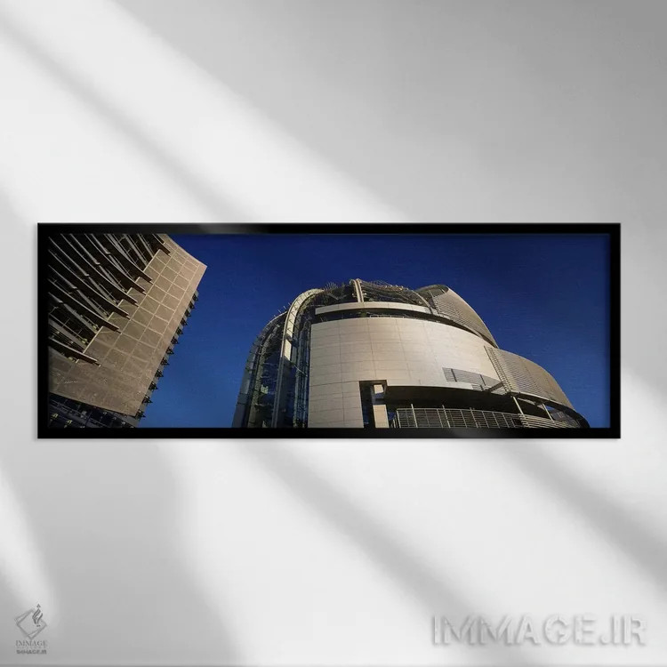 تابلو دکوراتیو Downtown San Jose, San Jose, Silicon Valley, Santa Clar… اثر پانورامیک ایمجز - نمای قابدار مشکی