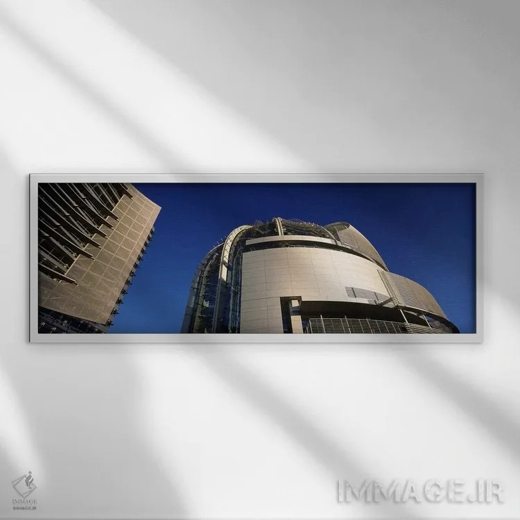 تابلو دکوراتیو Downtown San Jose, San Jose, Silicon Valley, Santa Clar… اثر پانورامیک ایمجز - نمای قابدار سفید