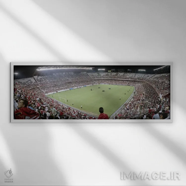 تابلو دکوراتیو Sevilla FC, Estadio Ramon Sanchez Pizjuan, Seville, Sev… اثر پانورامیک ایمجز - نمای قابدار سفید