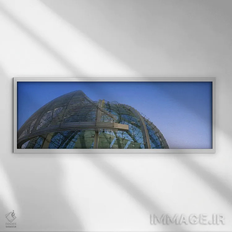 تابلو دکوراتیو Downtown San Jose, San Jose, Silicon Valley, Santa Clar… اثر پانورامیک ایمجز - نمای قابدار سفید