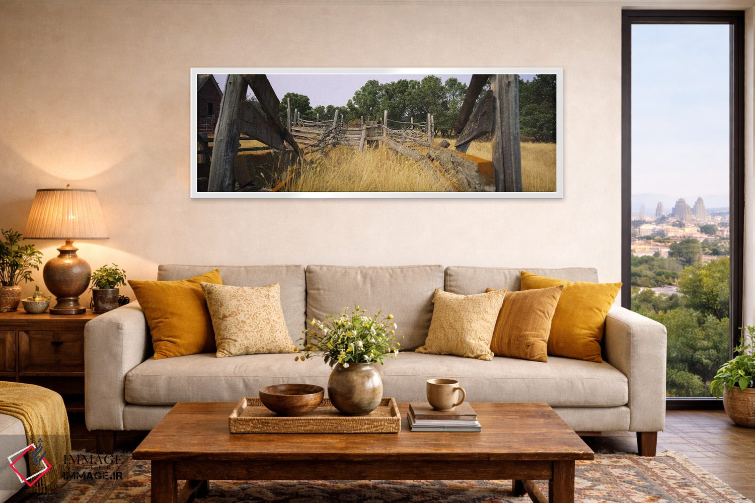 تابلو دکوراتیو North Dakota, USA,سکوی شیردادن دام فرسوده، داکوتای شمال… اثر پانورامیک ایمجز - D4W