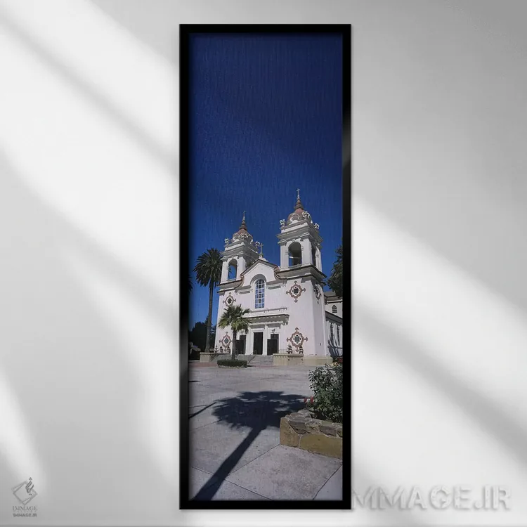 تابلو دکوراتیو Portuguese Cathedral, San Jose, Silicon Valley, Santa C… اثر پانورامیک ایمجز - نمای قابدار مشکی