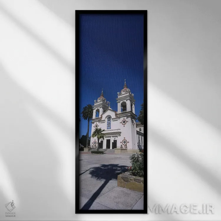 تابلو دکوراتیو Portuguese Cathedral, San Jose, Silicon Valley, Santa C… اثر پانورامیک ایمجز - نمای قابدار مشکی