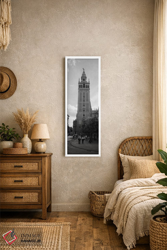 تابلو دکوراتیو La Giralda, Seville Cathedral, Seville, Seville Provinc… اثر پانورامیک ایمجز - D1W