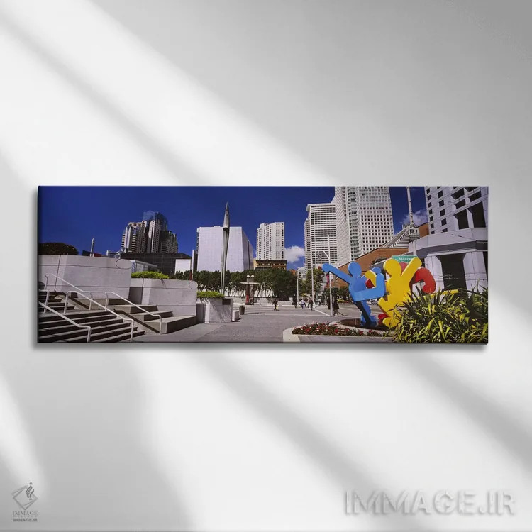 تابلو دکوراتیو Moscone Center, South of Market, San Francisco, Califor… اثر پانورامیک ایمجز - نمای روبهرو روی دیوار
