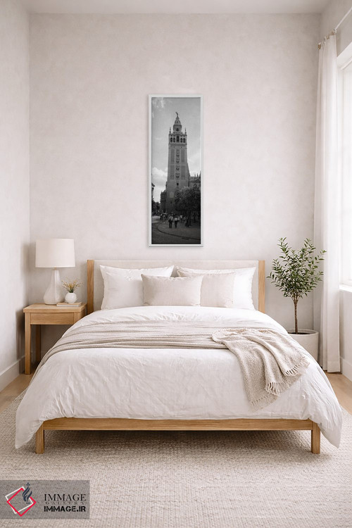 تابلو دکوراتیو La Giralda, Seville Cathedral, Seville, Seville Provinc… اثر پانورامیک ایمجز - D3W