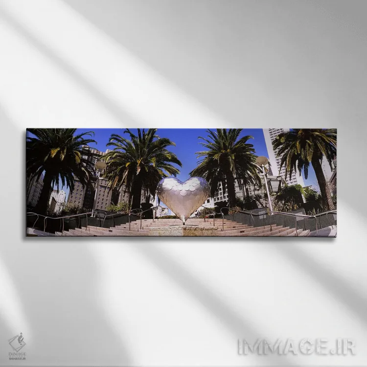 تابلو دکوراتیو Union Square, San Francisco, California, USA,نمای پایین… اثر پانورامیک ایمجز - نمای روبهرو روی دیوار