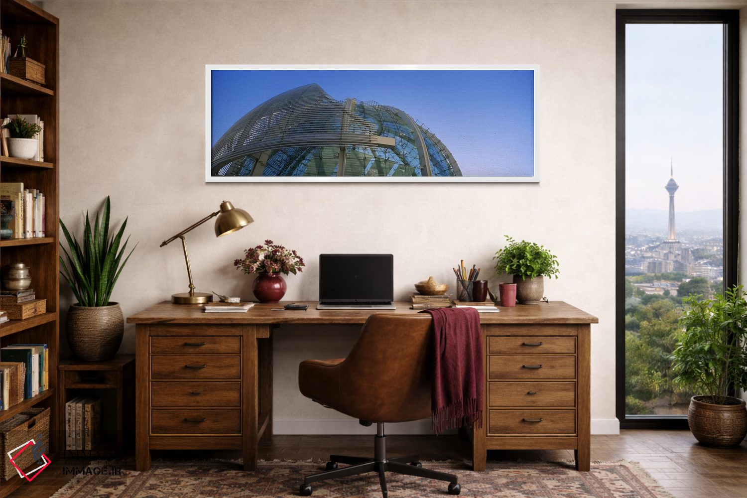 تابلو دکوراتیو Downtown San Jose, San Jose, Silicon Valley, Santa Clar… اثر پانورامیک ایمجز - D1W