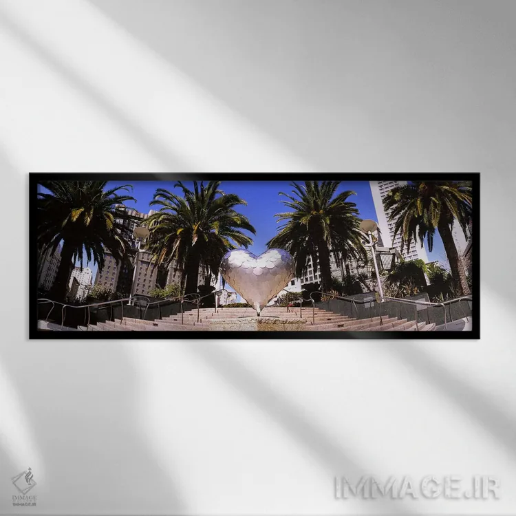 تابلو دکوراتیو Union Square, San Francisco, California, USA,نمای پایین… اثر پانورامیک ایمجز - نمای قابدار مشکی