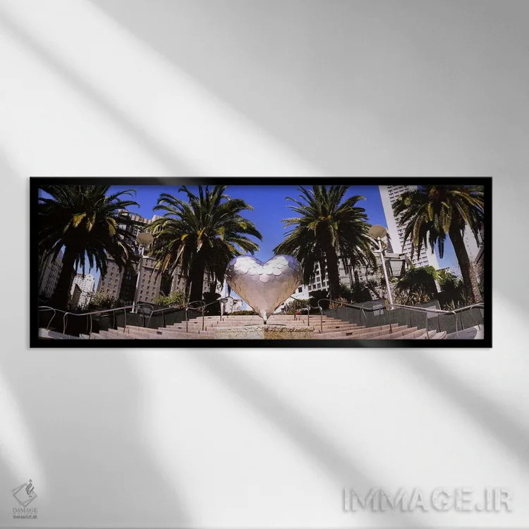 تابلو دکوراتیو Union Square, San Francisco, California, USA,نمای پایین… اثر پانورامیک ایمجز - نمای قابدار مشکی
