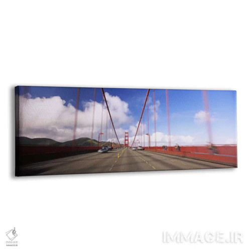 تابلو دکوراتیو Golden Gate Bridge, San Francisco, California, USA,اتوم… اثر پانورامیک ایمجز - نمای پرسپکتیو محصول