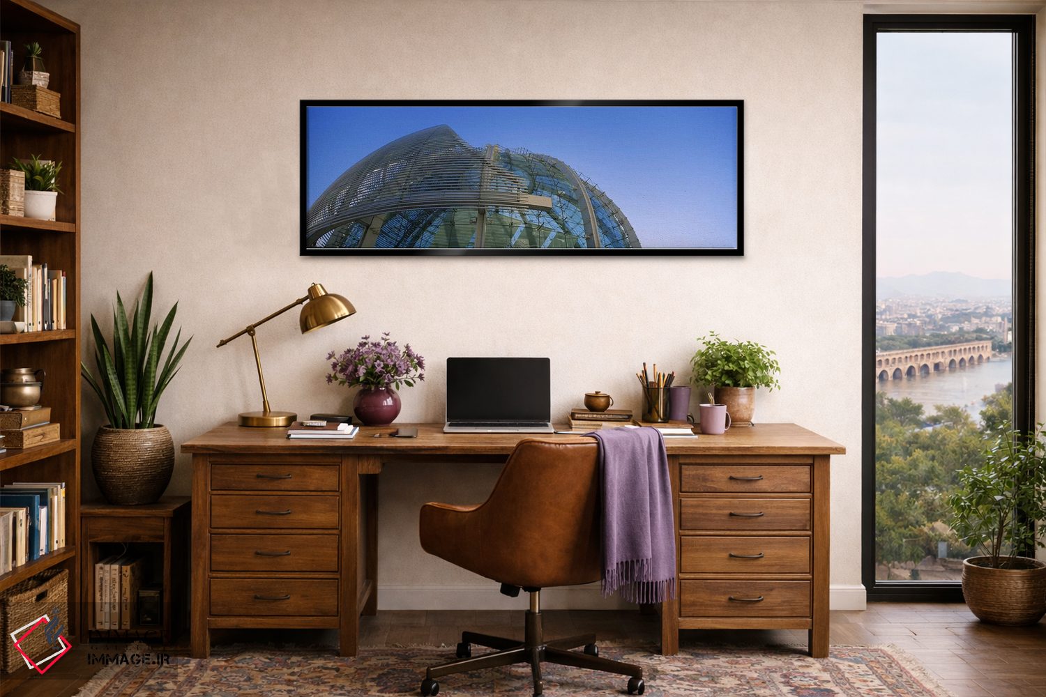 تابلو دکوراتیو Downtown San Jose, San Jose, Silicon Valley, Santa Clar… اثر پانورامیک ایمجز - D2B