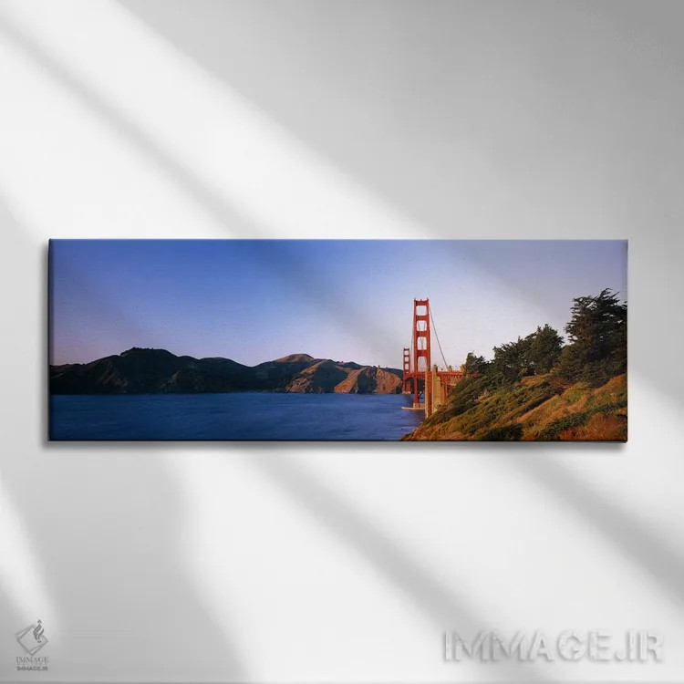 تابلو دکوراتیو Golden Gate Bridge, San Francisco, California, USA #3,پ… اثر پانورامیک ایمجز - نمای روبهرو روی دیوار