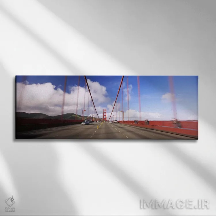 تابلو دکوراتیو Golden Gate Bridge, San Francisco, California, USA,اتوم… اثر پانورامیک ایمجز - نمای روبهرو روی دیوار