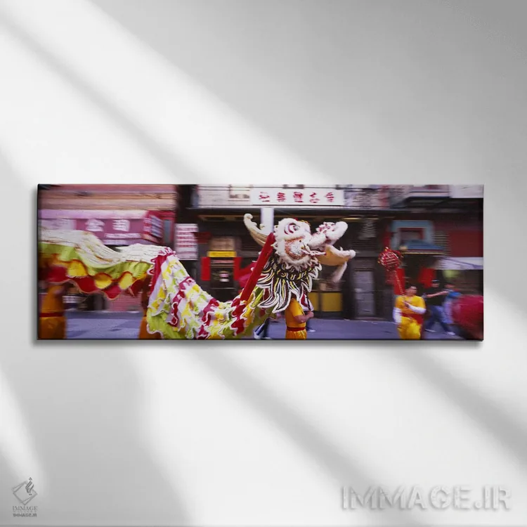 تابلو دکوراتیو Chinatown, San Francisco, California, USA,گروهی از افرا… اثر پانورامیک ایمجز - نمای روبهرو روی دیوار