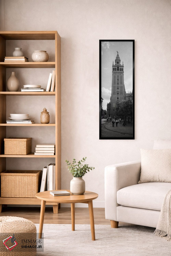 تابلو دکوراتیو La Giralda, Seville Cathedral, Seville, Seville Provinc… اثر پانورامیک ایمجز - D5B