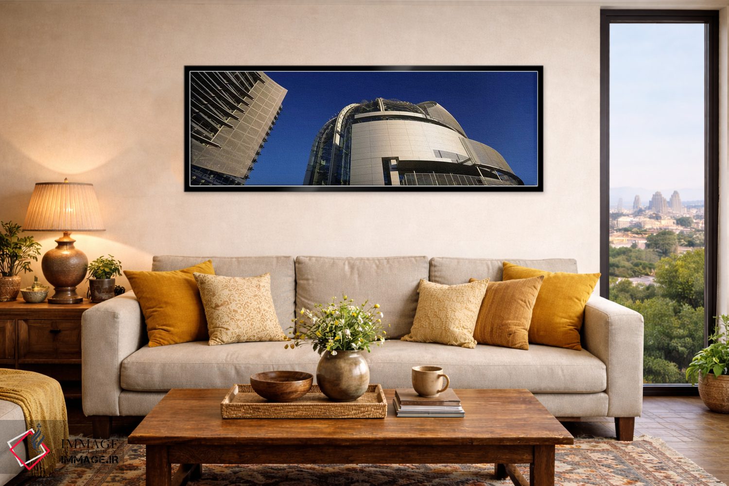 تابلو دکوراتیو Downtown San Jose, San Jose, Silicon Valley, Santa Clar… اثر پانورامیک ایمجز - D6B