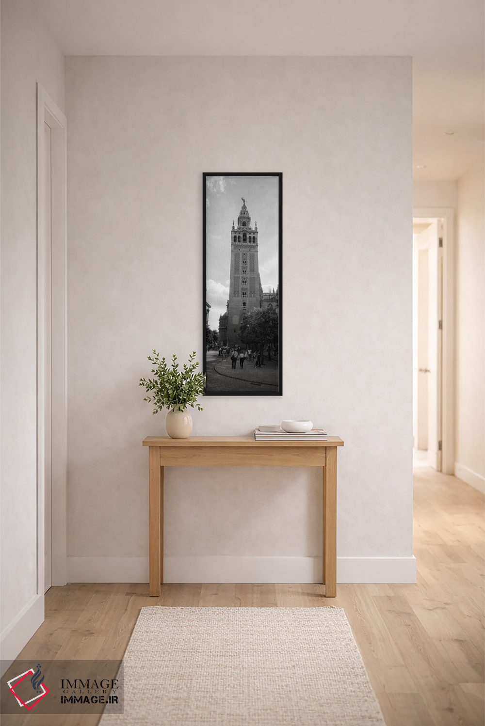 تابلو دکوراتیو La Giralda, Seville Cathedral, Seville, Seville Provinc… اثر پانورامیک ایمجز - D6B