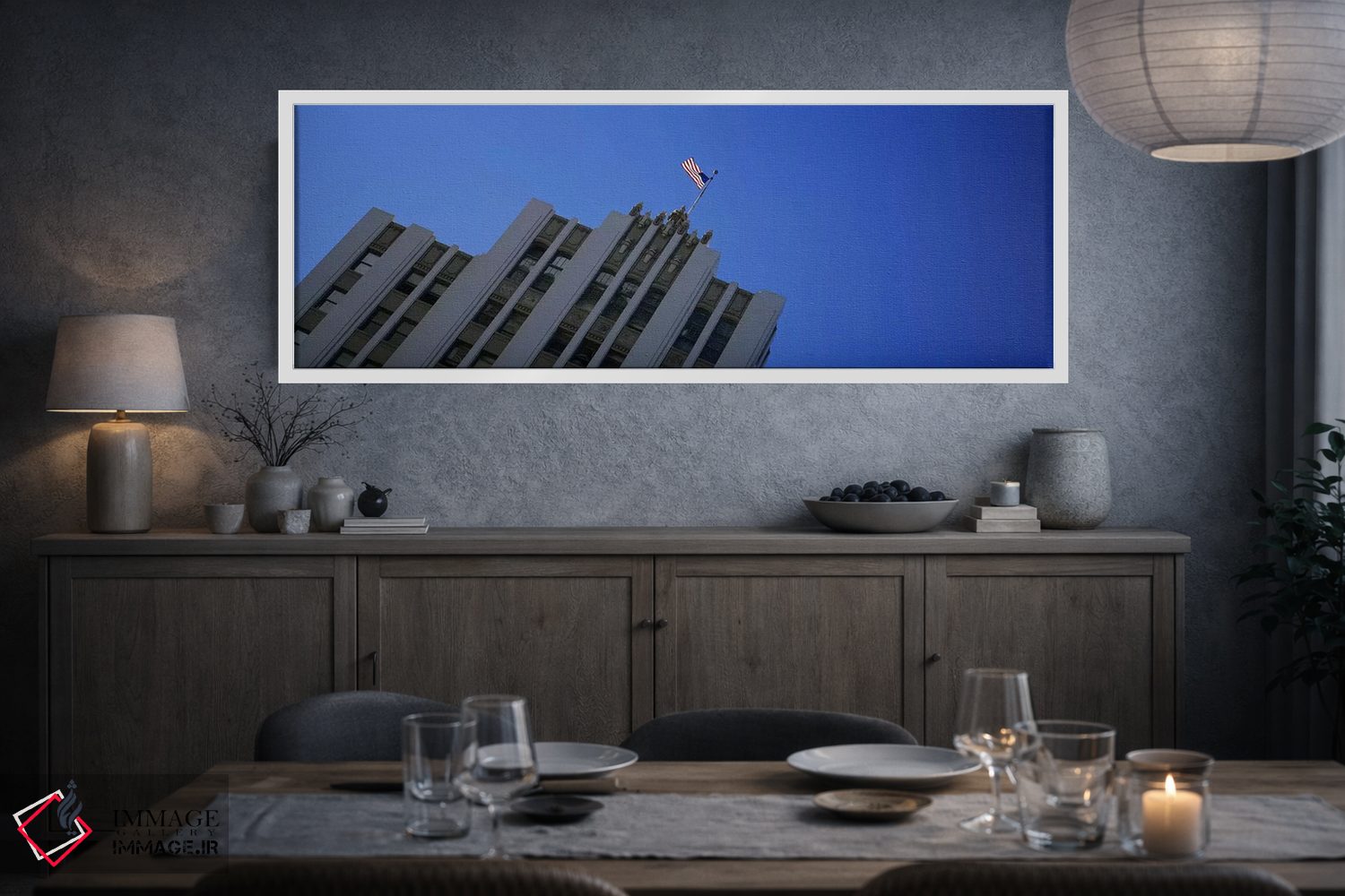 تابلو دکوراتیو Downtown San Jose, San Jose, Silicon Valley, Santa Clar… اثر پانورامیک ایمجز - D3W