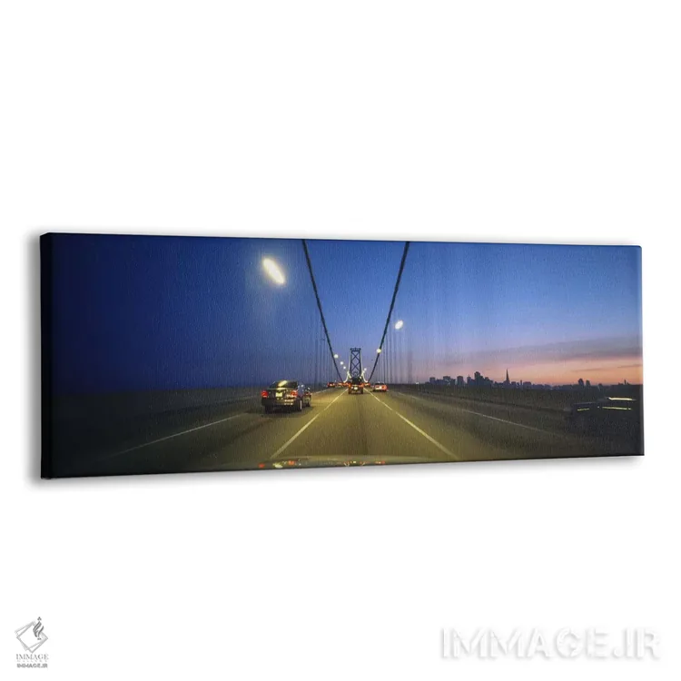 تابلو دکوراتیو Bay Bridge, San Francisco, California, USA,اتومبیل ها ر… اثر پانورامیک ایمجز - نمای پرسپکتیو محصول