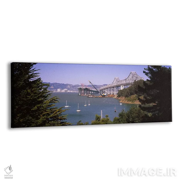 تابلو دکوراتیو Bay Bridge, Treasure Island, Oakland, San Francisco, Ca… اثر پانورامیک ایمجز - نمای پرسپکتیو محصول