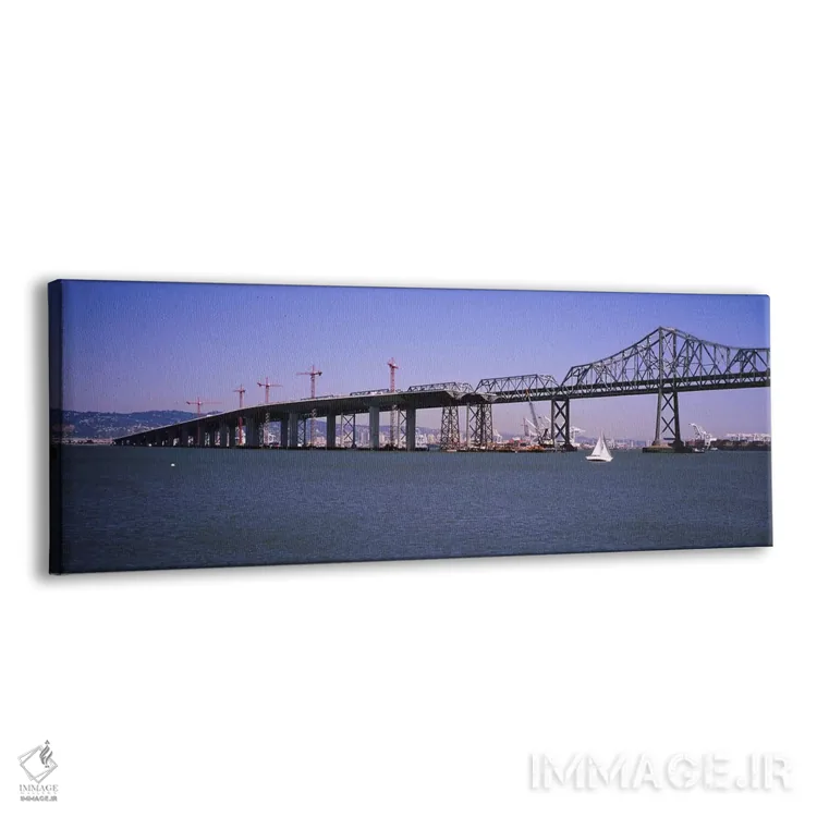 تابلو دکوراتیو Bay Bridge, Treasure Island, Oakland, San Francisco, Ca… اثر پانورامیک ایمجز - نمای پرسپکتیو محصول