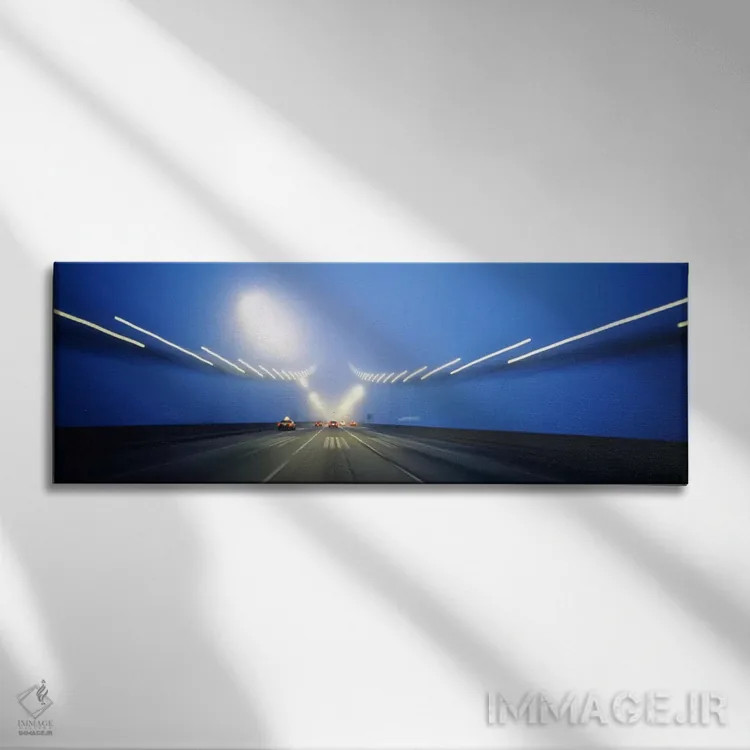 تابلو دکوراتیو Bay Bridge, San Francisco, California, USA #3,اتومبیل ه… اثر پانورامیک ایمجز - نمای روبهرو روی دیوار
