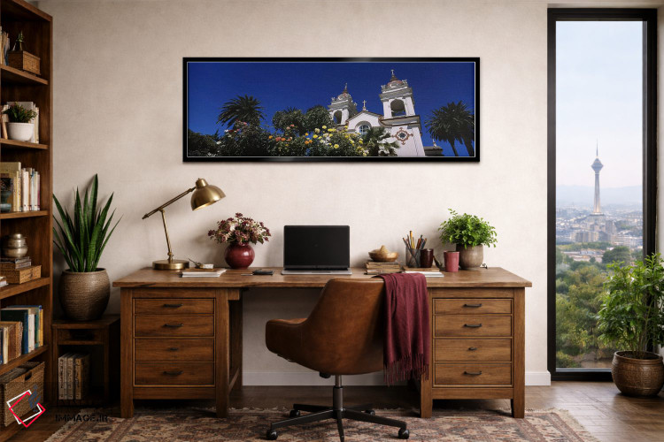 تابلو دکوراتیو Portuguese Cathedral, San Jose, Silicon Valley, Santa C… اثر پانورامیک ایمجز - D3B