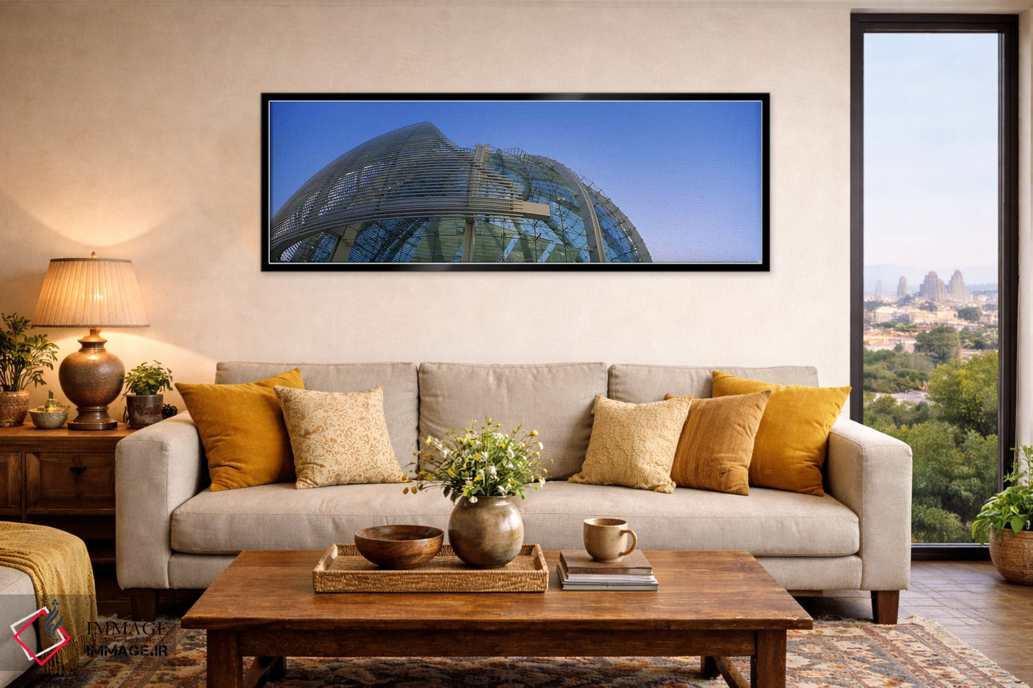 تابلو دکوراتیو Downtown San Jose, San Jose, Silicon Valley, Santa Clar… اثر پانورامیک ایمجز - D6B