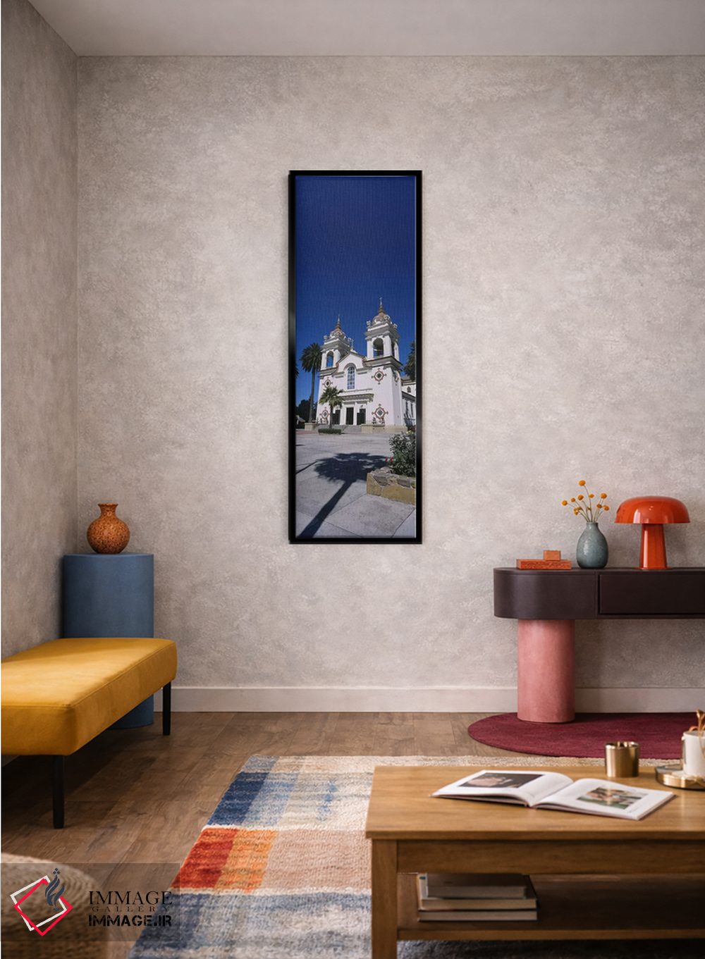 تابلو دکوراتیو Portuguese Cathedral, San Jose, Silicon Valley, Santa C… اثر پانورامیک ایمجز - D4B