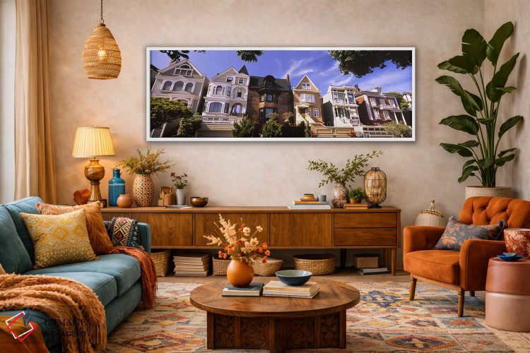تابلو دکوراتیو Presidio Heights, San Francisco, California, USA,نمای پ… اثر پانورامیک ایمجز - D1W